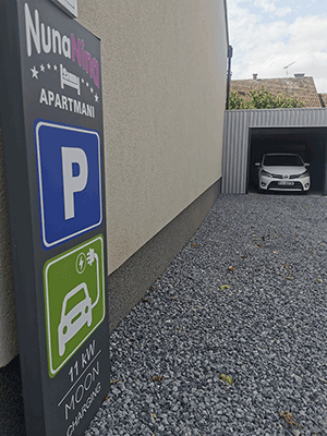 Prenoćište - NunaNina - Parking i punionica